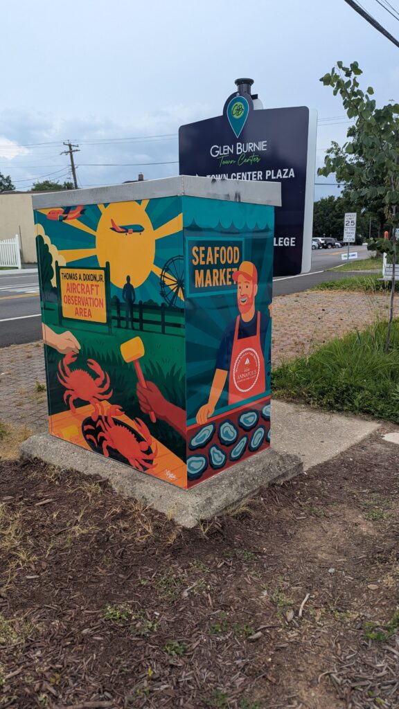 Comacell Art Box Central Ave and Crain Hwy N