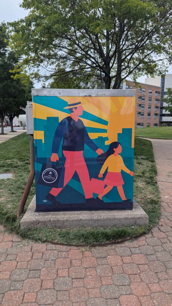 Comacell Art Box at Crain Hwy N and Baltimore Annapolis Blvd
