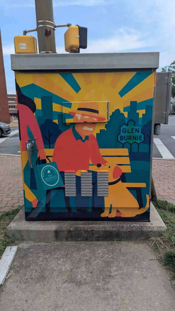Comacell Art Box at Crain Hwy N and Baltimore Annapolis Blvd