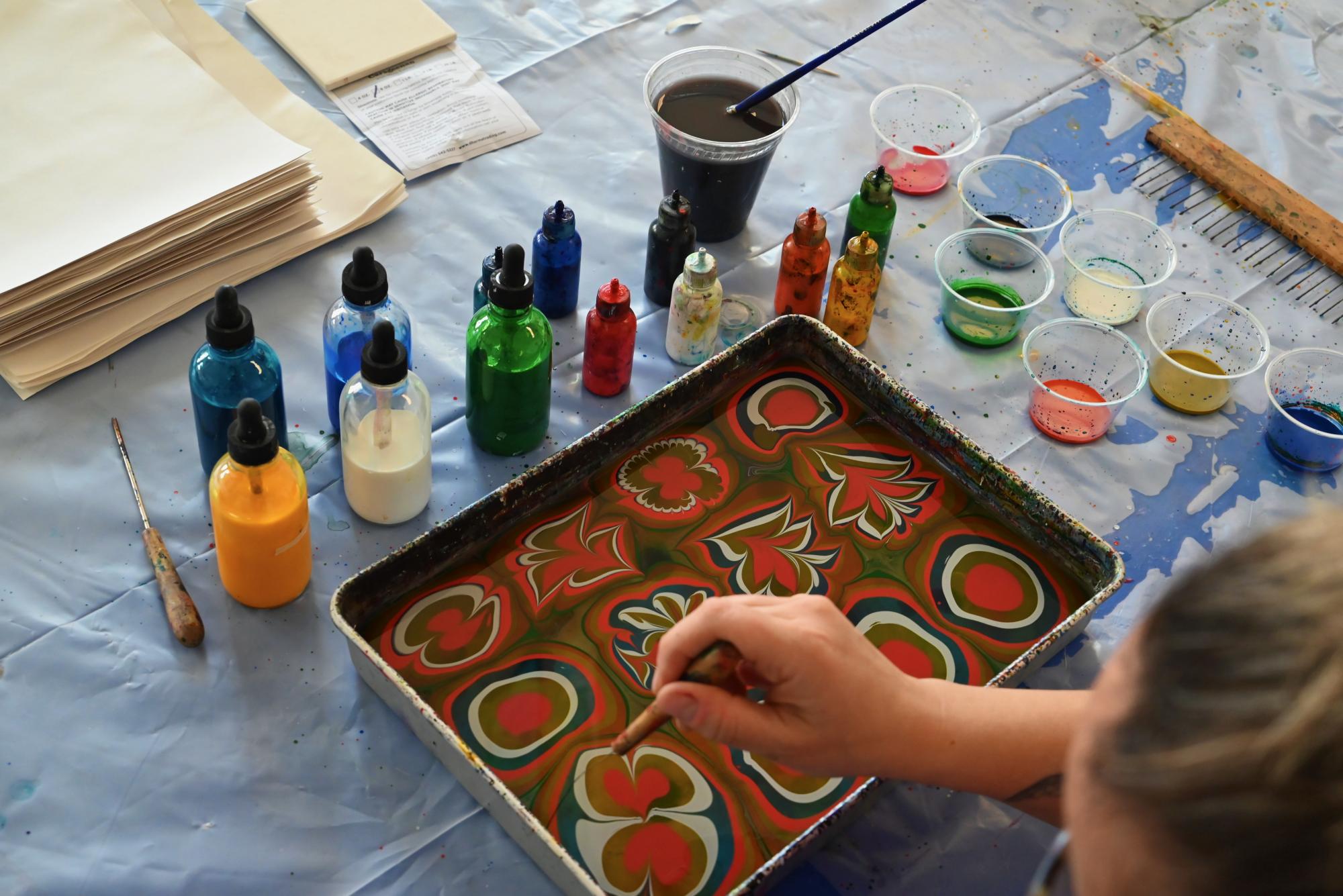 waterbmarbling